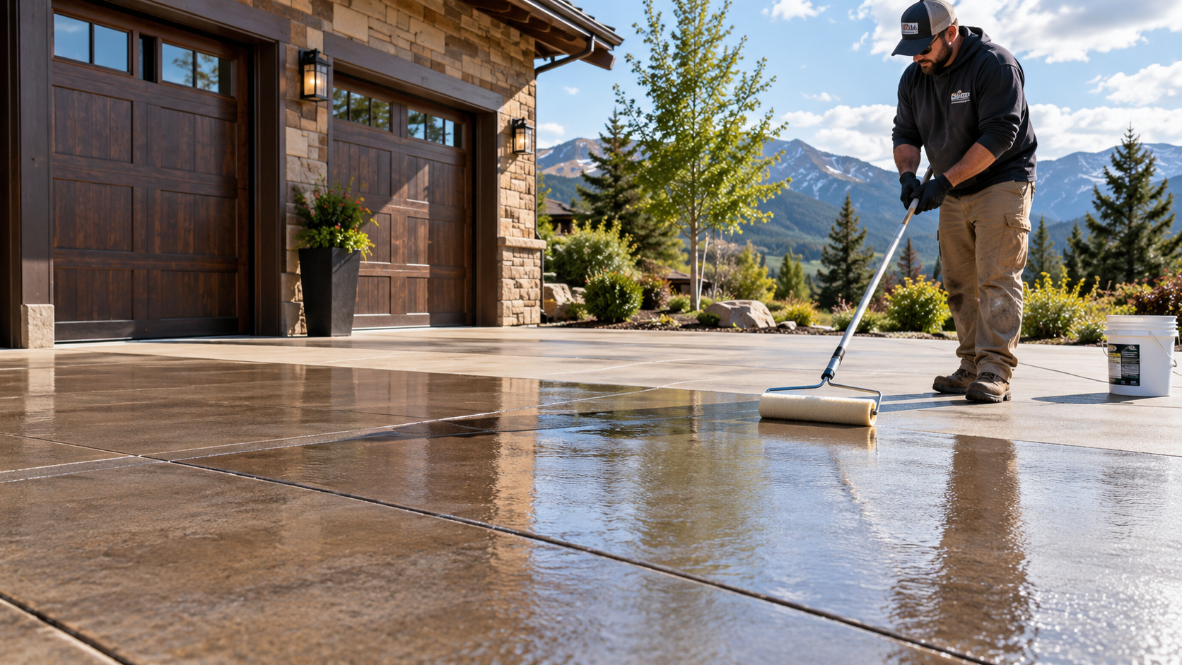 Concrete sealing in Colorado by Colorado Concrete Revival
