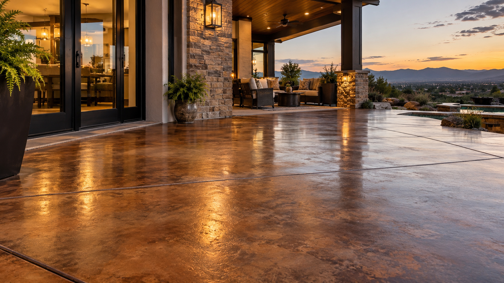 Decorative concrete restoration in Colorado by Colorado Concrete Revival